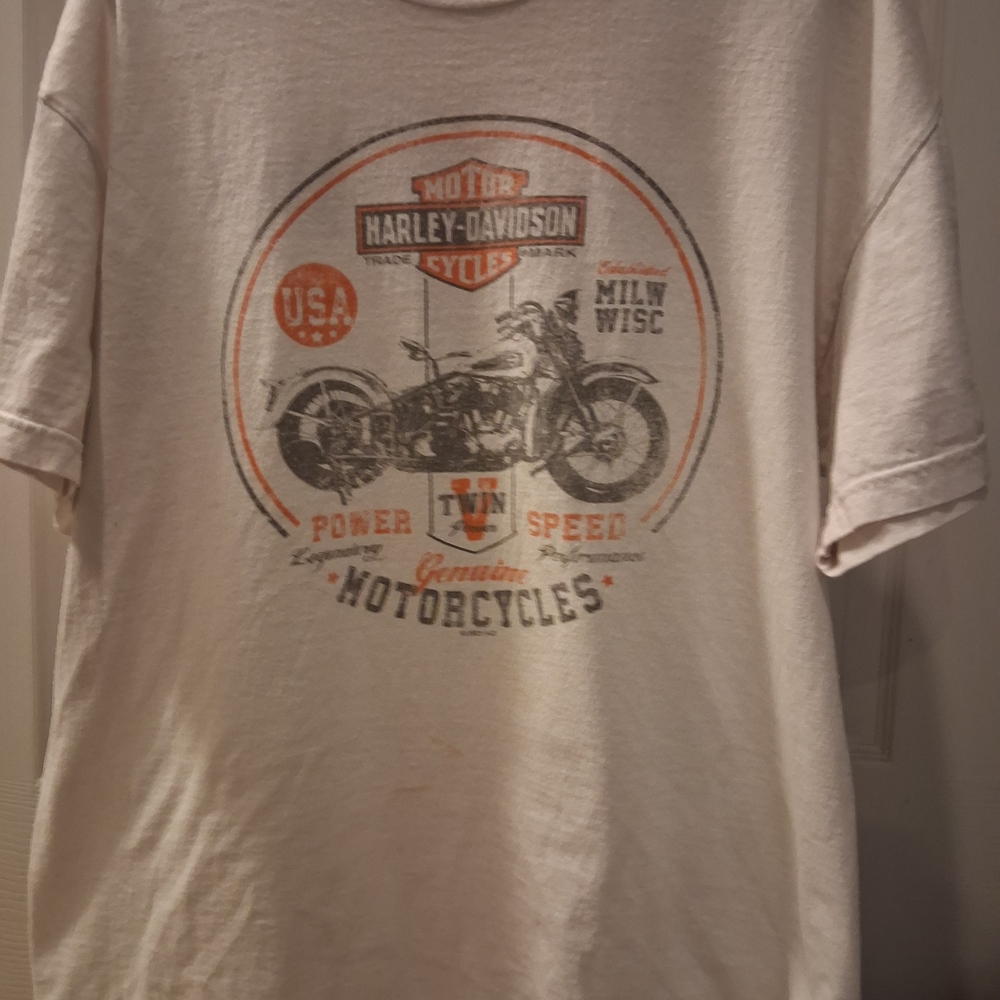 Harley-Davidson Off-White Motorcycle Tee